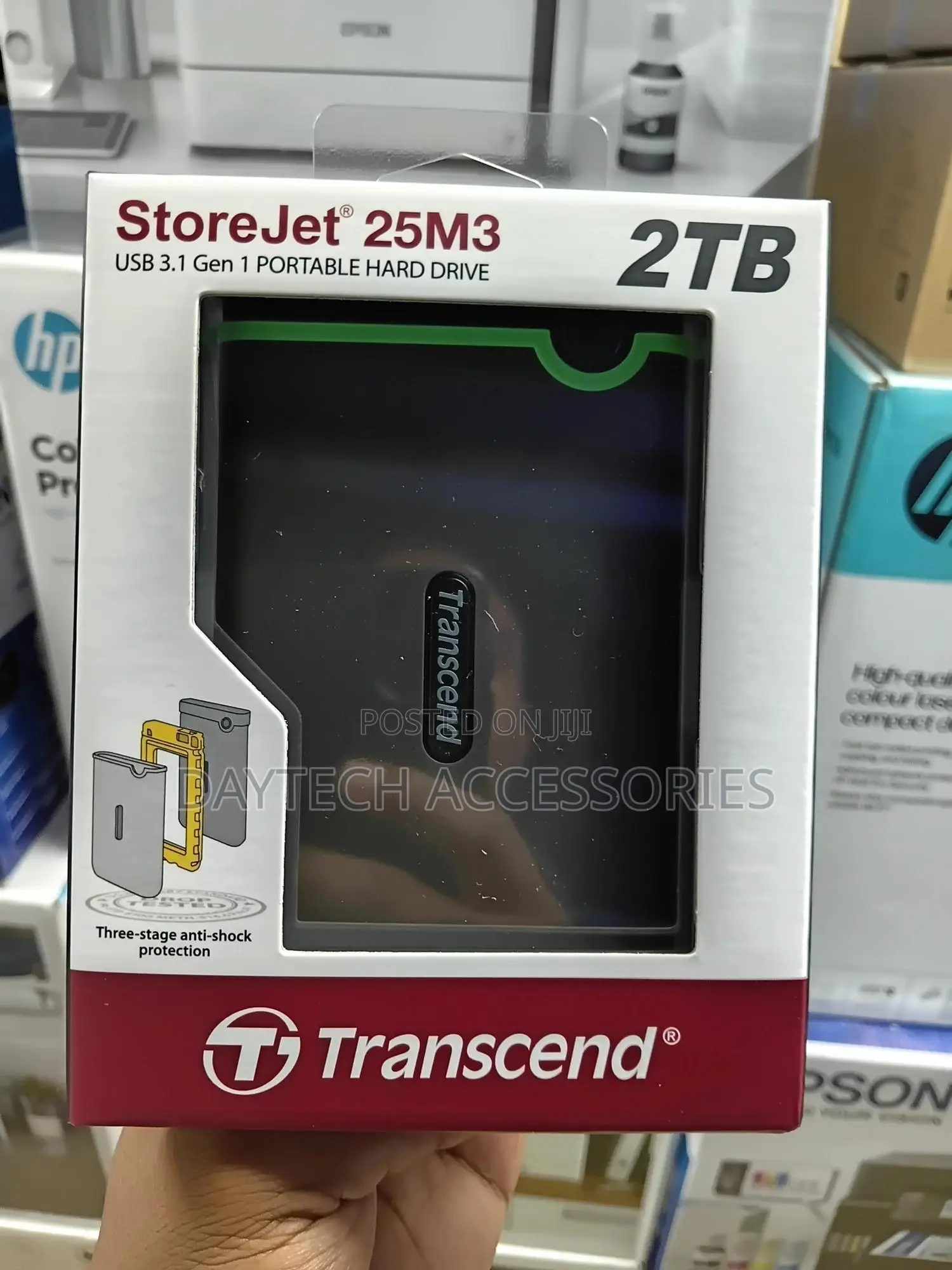 Transcend 2tb Hard Disk External Memory Hard Drive