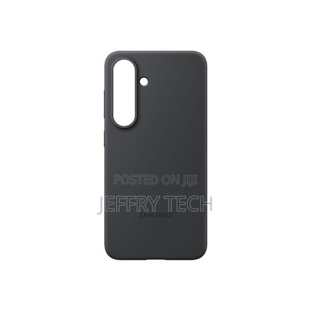 Samsung Galaxy A36 Pure Dark Black Phone Silicone Case Cover Soft Rub