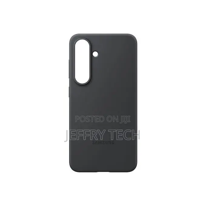 Samsung Galaxy A36 Pure Dark Black Phone Silicone Case Cover Soft Rub