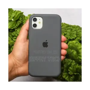 Grey Pure Silicone Case Cover for iPhone 11 Phone Case and Phone Cover