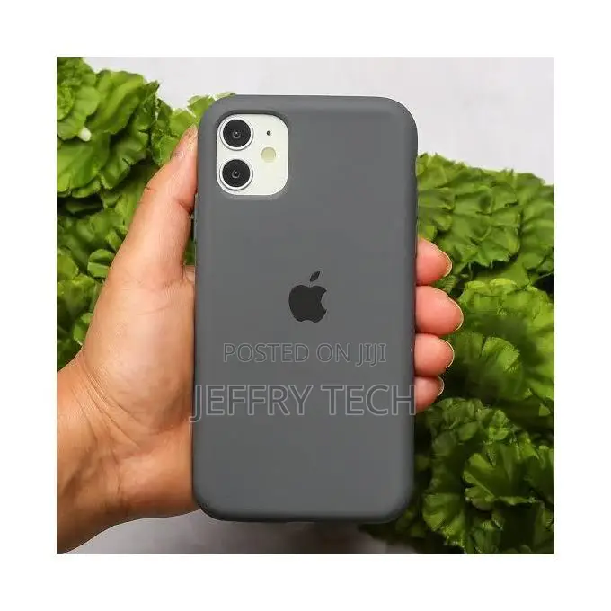 Grey Pure Silicone Case Cover for iPhone 11 Phone Case and Phone Cover