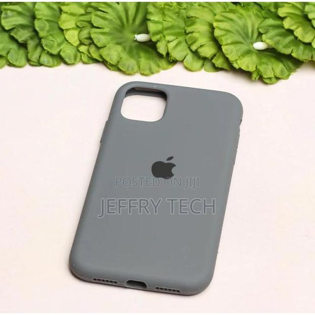 Grey Pure Silicone Case Cover for iPhone 11 Phone Case and Phone Cover - thumbnail 2