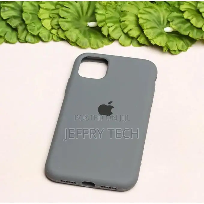 Grey Pure Silicone Case Cover for iPhone 11 Phone Case and Phone Cover
