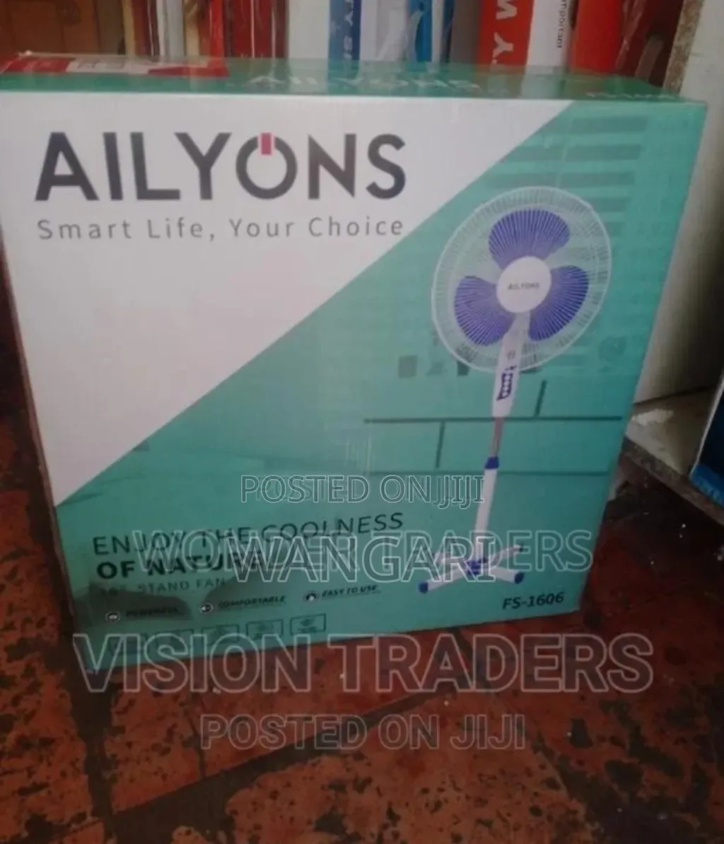 Fully Standing Ailyons 16inch Standing Fan. Stand Alone
