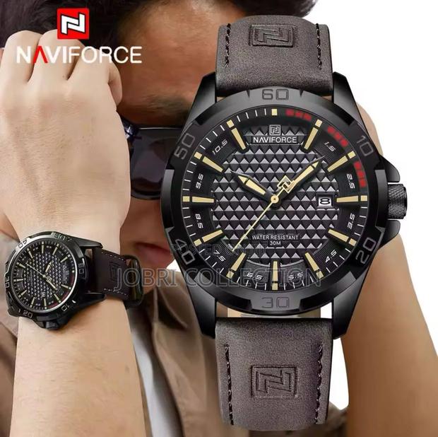 Naviforce Brown Straps Gents Watch - thumbnail 2