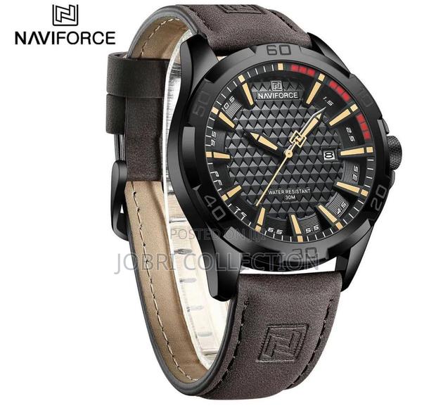 Naviforce Brown Straps Gents Watch - thumbnail 3