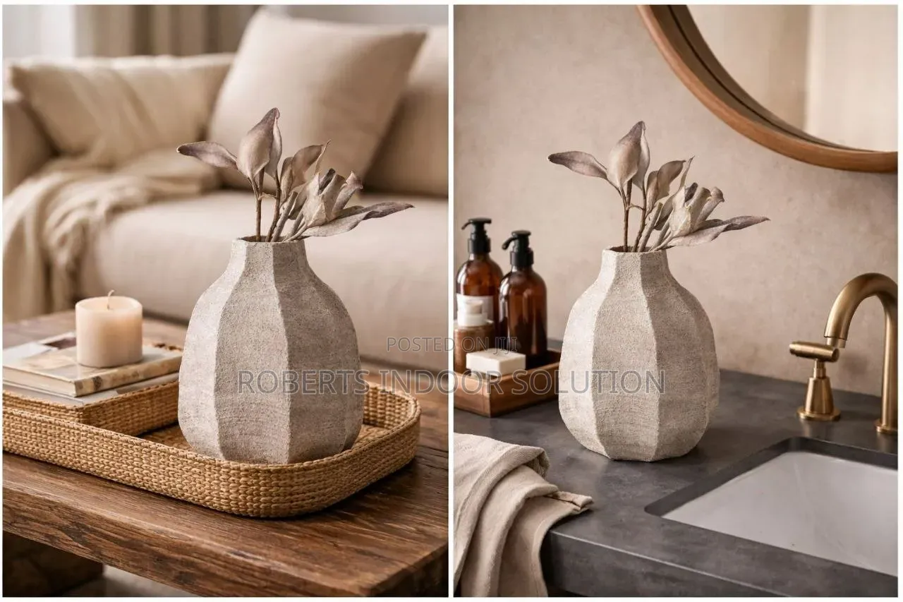 Stone Petal Vase