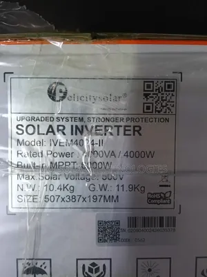 Felicity Solar Hybrid Inverter 4kva (24 Months Warranty)