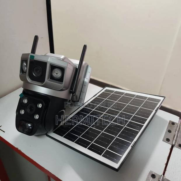 Dual Lens 4g Solar Powered Cameras for Security Use