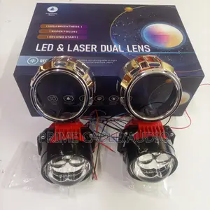 2pcs 2.5" Bi-Laser Led Projector Headlights – 12v Power
