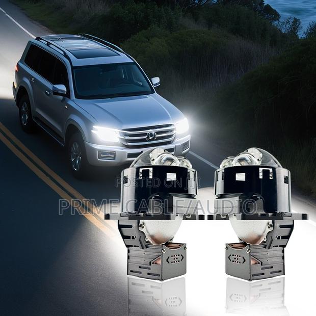 2pcs 2.5" Bi-Laser Led Projector Headlights – 12v Power - thumbnail 2