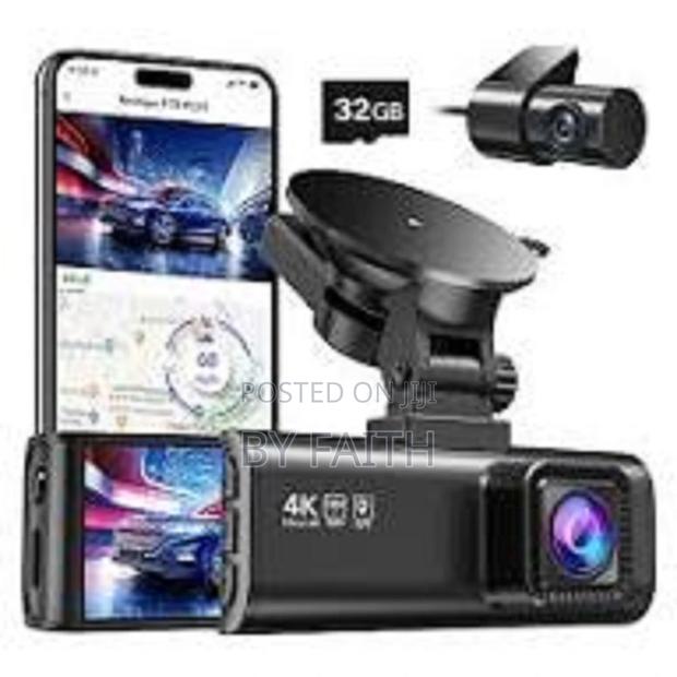 Dash Cam 3 Lens 1080p Hd Front Rear, and Inner Cam Car Video Recorder