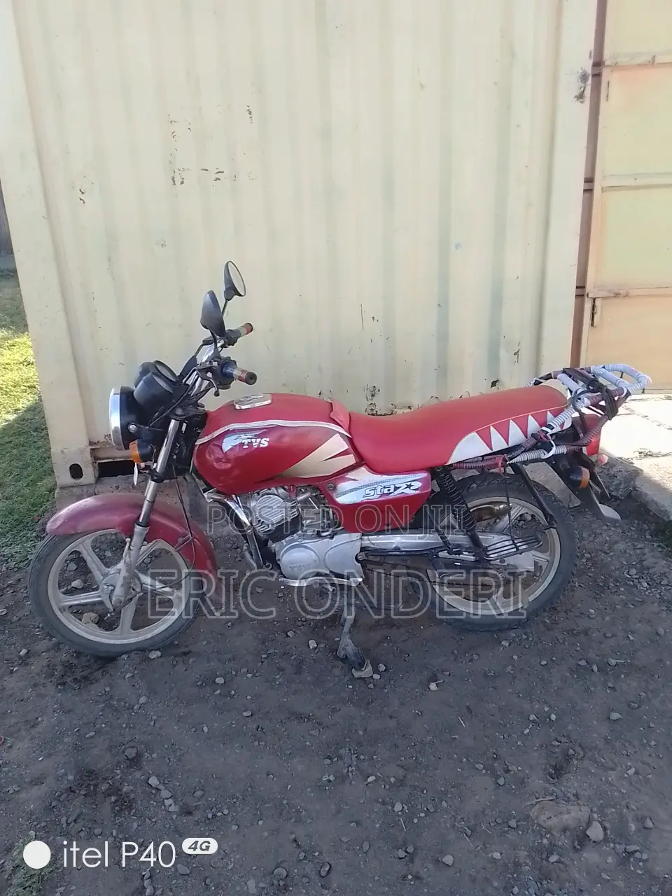 TVS XL 100 2022 Red