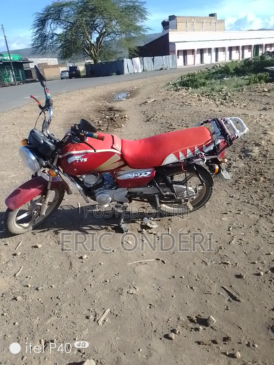 TVS XL 100 2022 Red