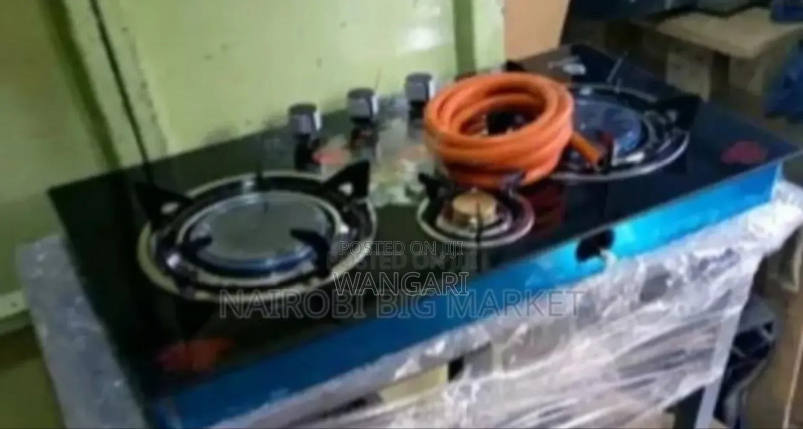 With Free Gas Pipe. Nunix 3burner Infrared