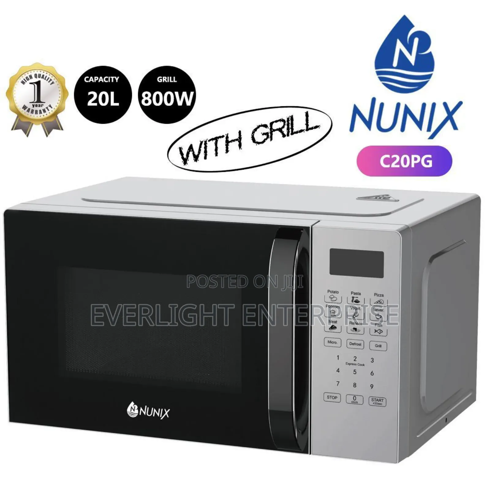 20l Nunix Microwave With Grill