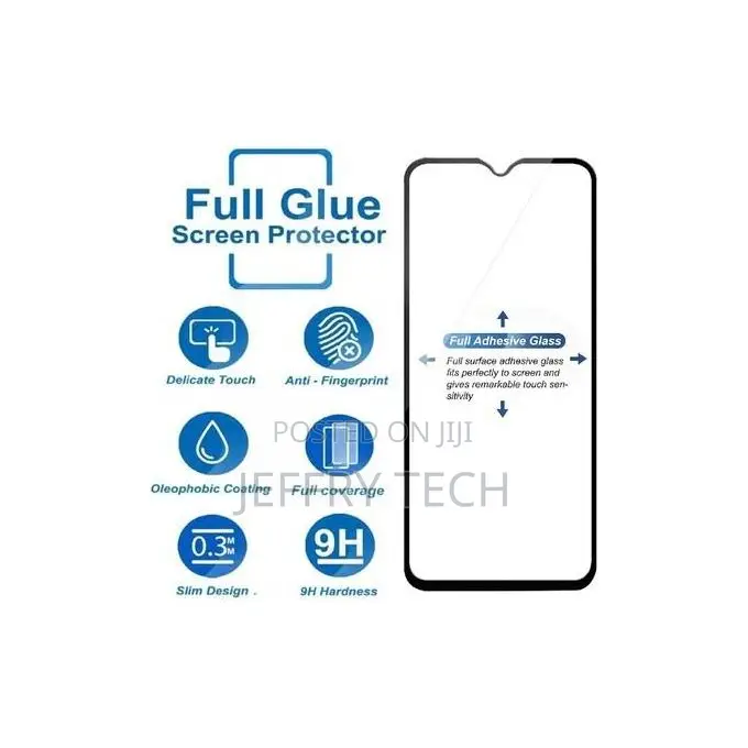 Infinix Hot 8 (2 Pieces)Tempered Glass Screen Protectors for Infnix Ho