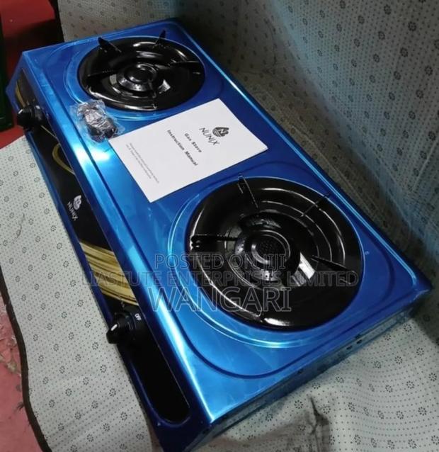 Nunix 2burner Stainless Blue Cooker