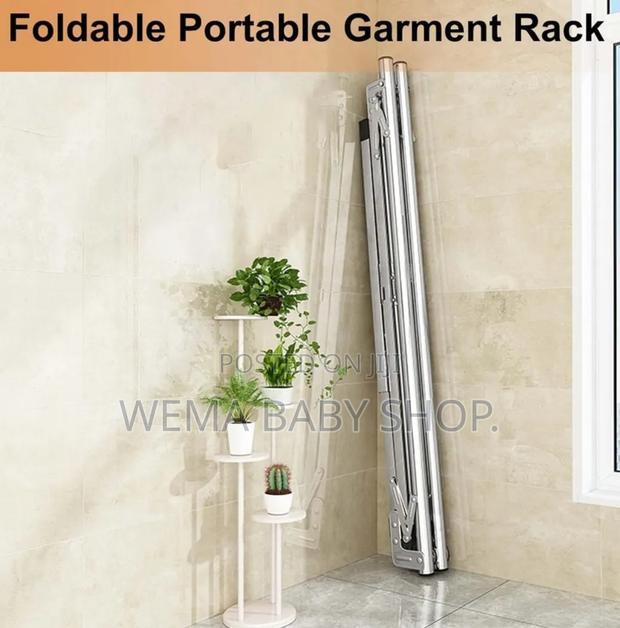 Stainless Steel Foldable and Extendable Clothes Drying Rack Upto 2.4m) - thumbnail 10