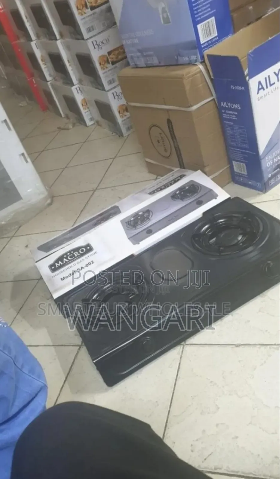 Pay on Delivery Nunix 2burner Stainless Cooker