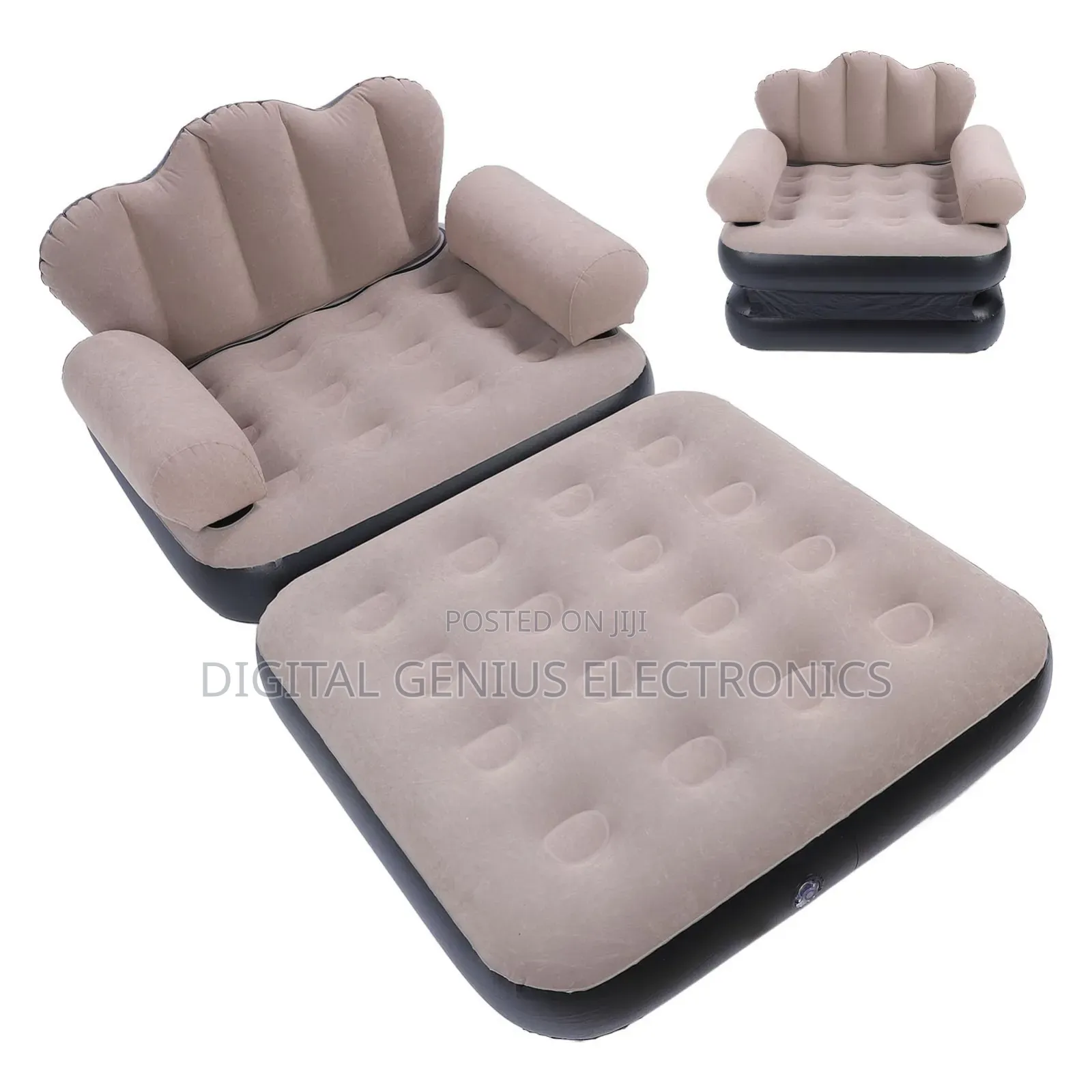 Generic 5-in-1 Inflatable Couch and Lazy Sofa Bed.