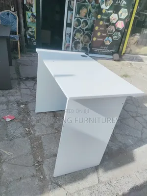 Clean White Office Table