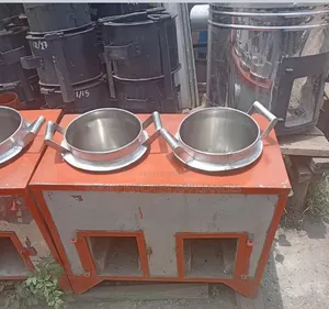 Two Stainless Steel Sufuria Boiler .
