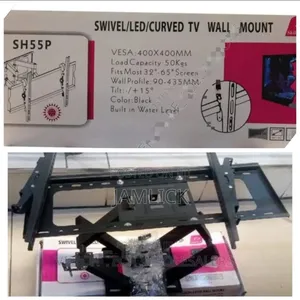 32”-65” Heavy Duty Double Arm Rotating Tv Wall Bracket –Aw
