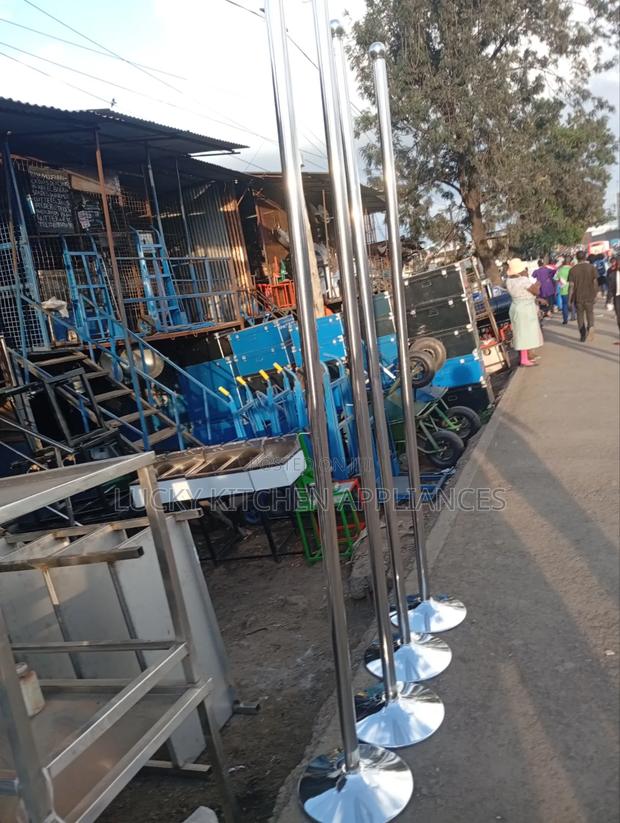 Stainless Steel Flag Mast Pole. - main view