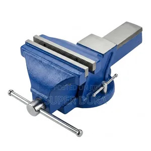 Heavy Duty 8 Inch Bench Vise With Swivel Base and Anvil