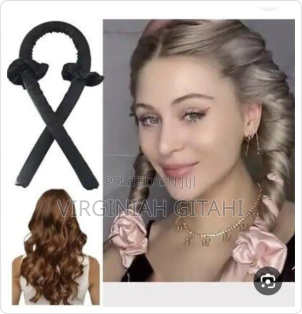 *Heatless Curlers Headband, Silk Hair Curler for Sleeping,