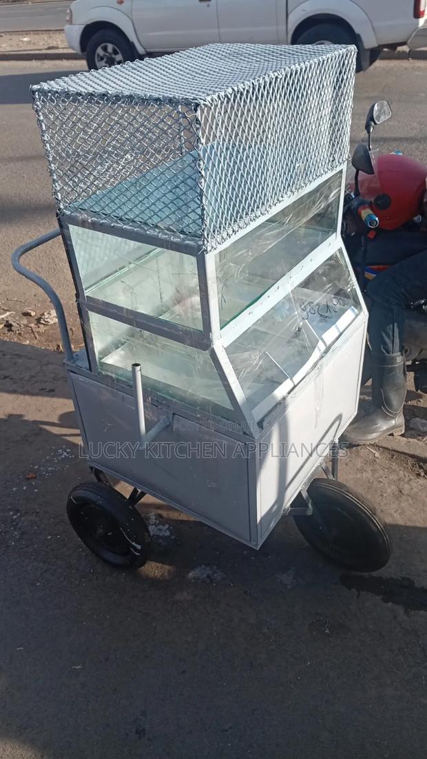 Heavy Duty Mild Steel Groffa Trolley.