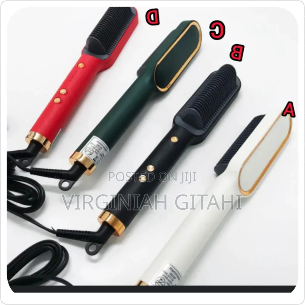 *Multicolor Electric Hair Straightener Comb*
