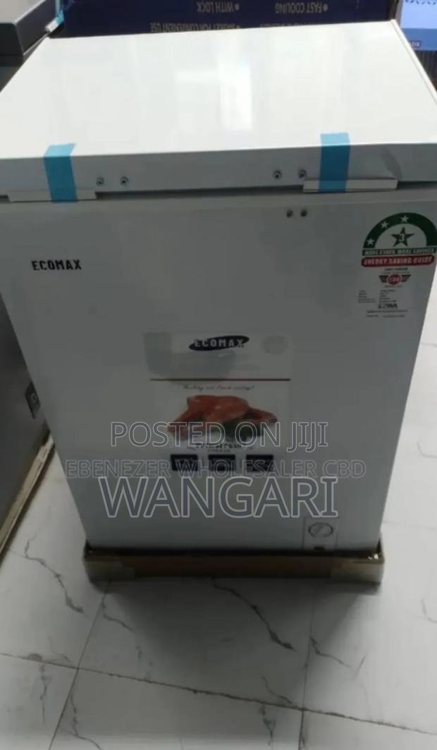 Colour Grey. Ecomax 119l Freezer
