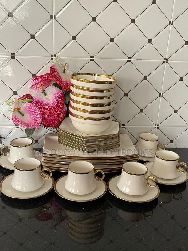 30pcs Gold Dinner Set