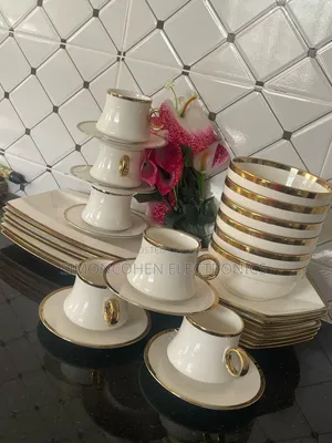 30pcs Gold Dinner Set