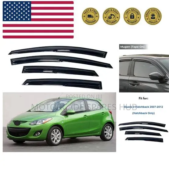 Mazda Demio 2010-2013 Window Visors/Windbreakers