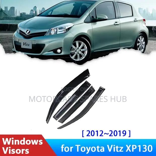 Toyota Vitz 2012 Window Visors/Windbreakers