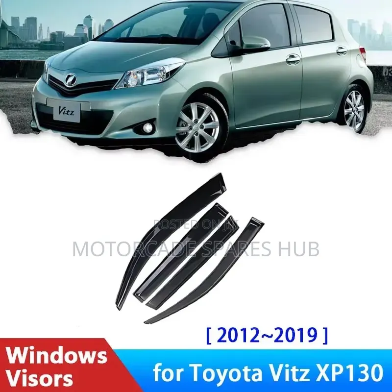 Toyota Vitz 2012 Window Visors/Windbreakers