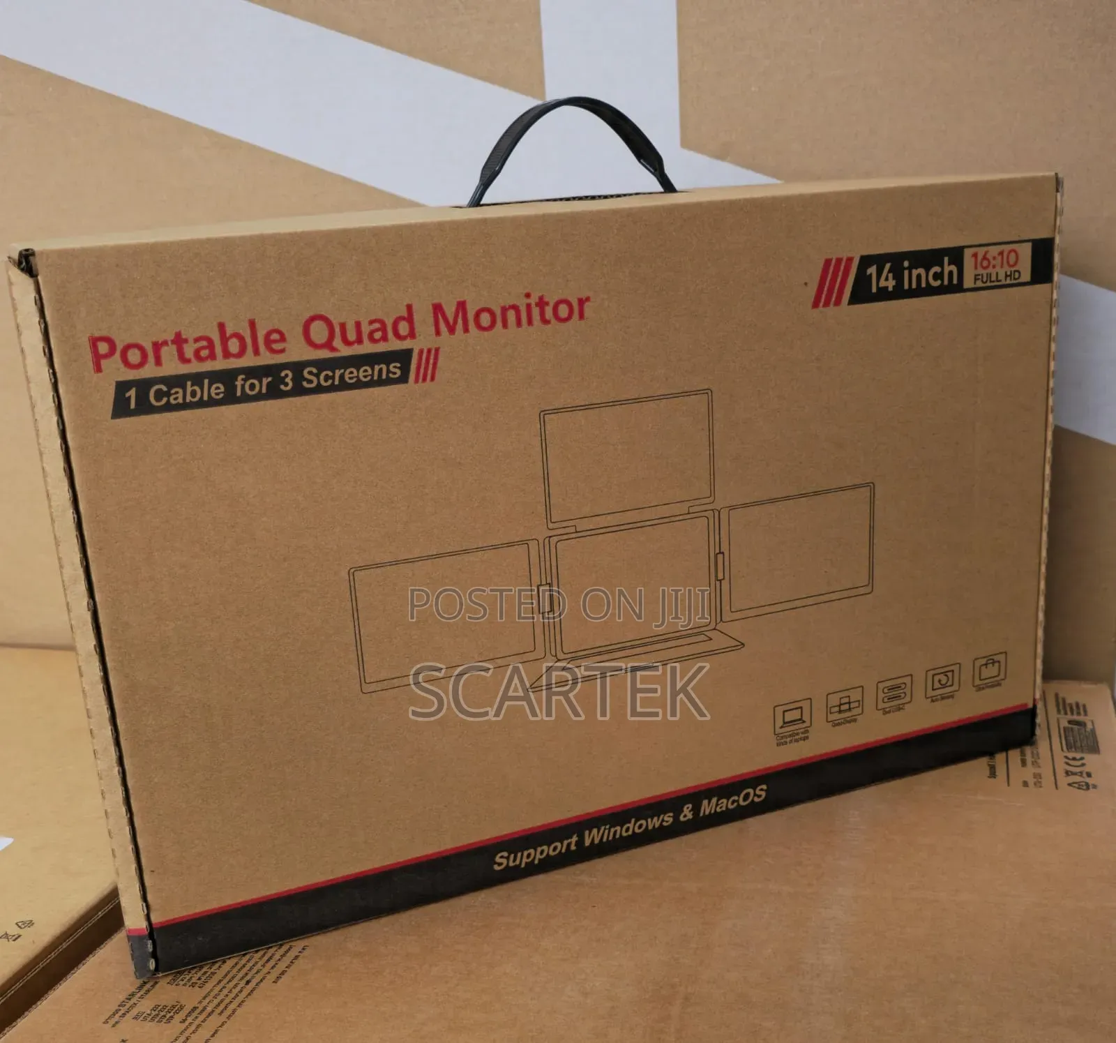 Portable Quad S4 14inch Screen Extender