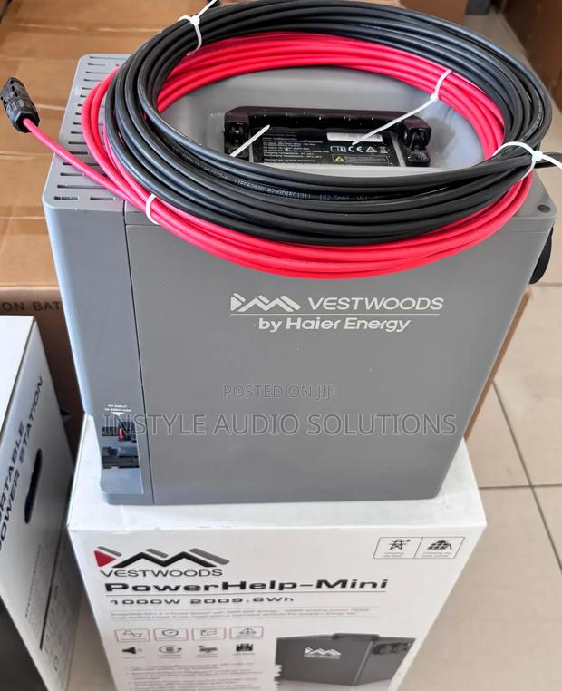 Vestwood 2kwh Portable Rechargeable Power Station - Tv,Fridge, Laptop