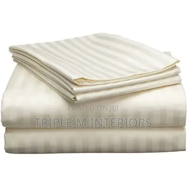 Elegant Striped CLP Bedsheet Set | Soft Durable
