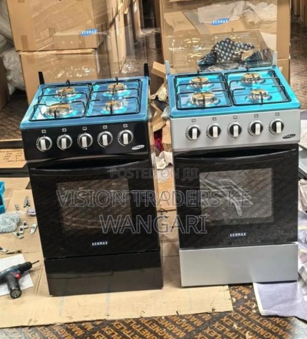 Newly Restocked 4burner Ecomax 50*55 Standing Cooker.