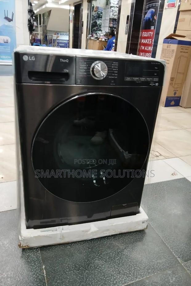 Lg 12kg Front Load Washing Machine Turbo Wash 360° Ai Dd