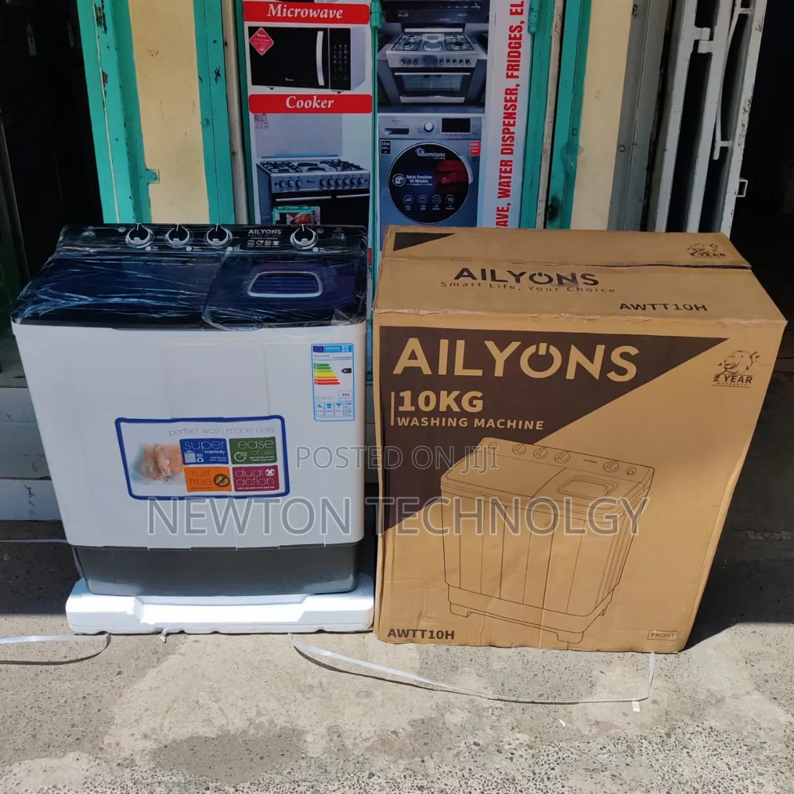 Ailyons Washing Machine 10kg Twin Tub