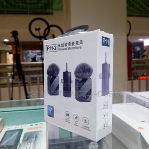 Wireless Lapel Microphone F11 Wireless Mics With Noise Cancellation