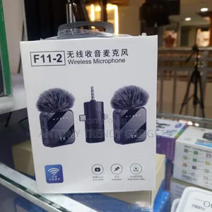 Wireless Lapel Microphone F11 Wireless Mics With Noise Cancellation