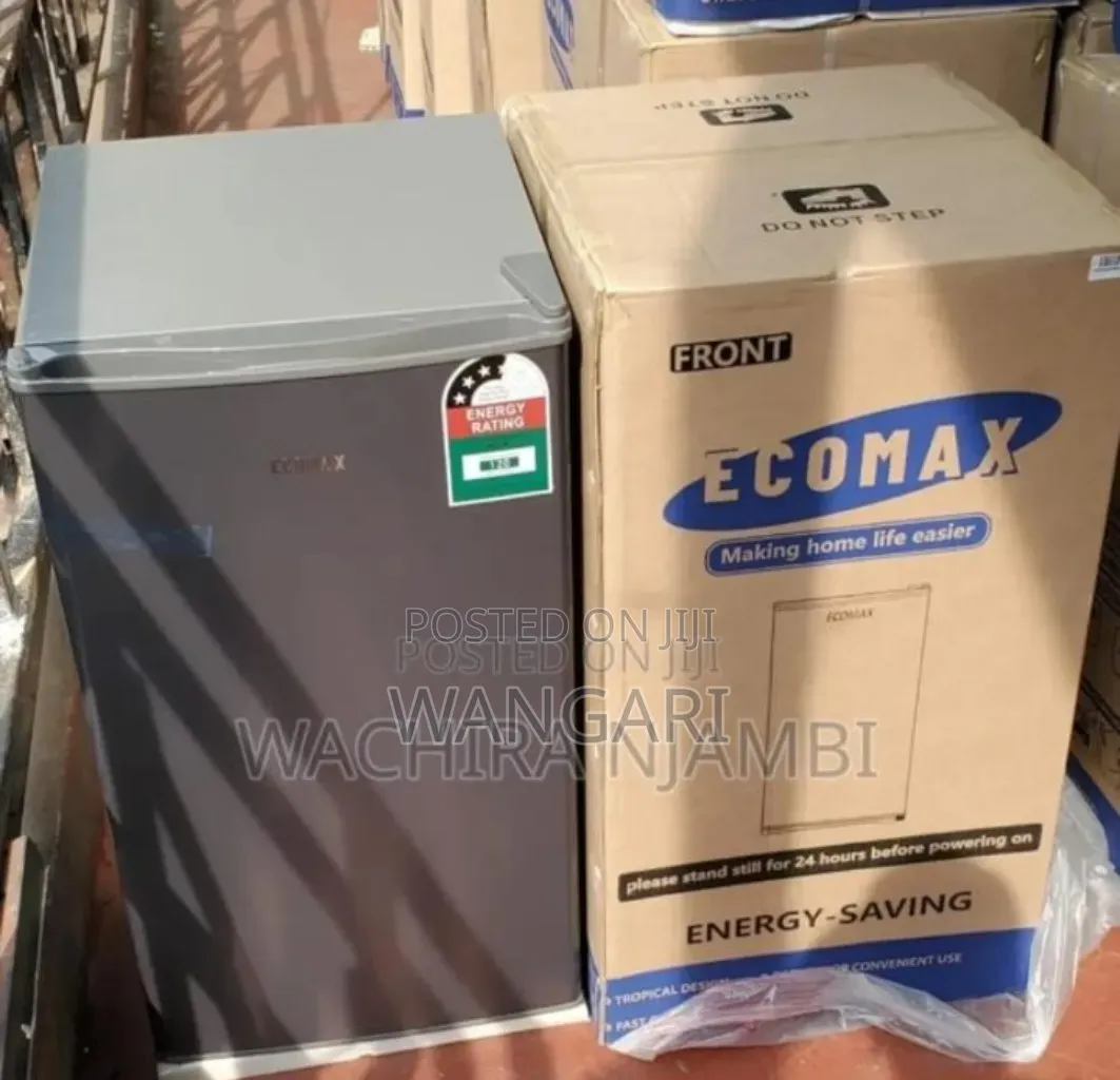With 4shelves Ecomax 90l Refrigerator.
