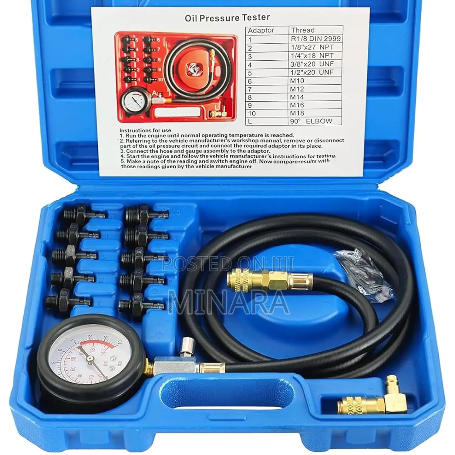 Engine Cylinder Oil Pressure Diagnostic Tester
