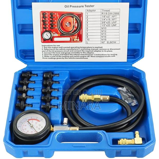 Engine Cylinder Oil Pressure Diagnostic Tester